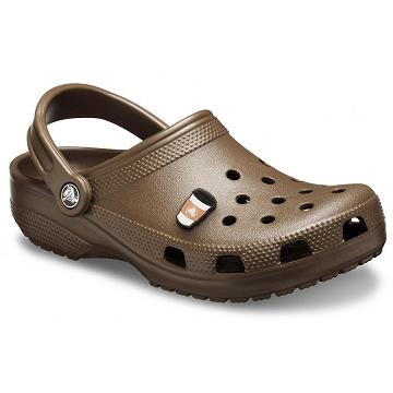 Crocs Classic Clog Sandals Men's Shoes Coffee | Australia 0694KORI